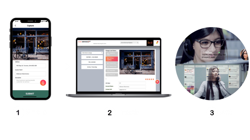 field-service-management-software-Lead-capture-page-reporting-app-snap-track-act-2-min (1)